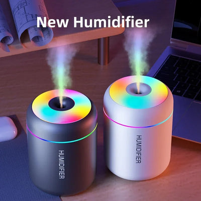 180ML Mini USB Air Humidifier & Essential Oil Diffuser with LED Light