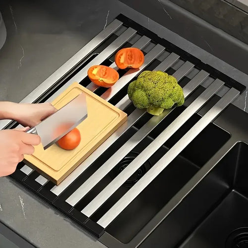 Foldable Sink Drying Rack | Space Saving Kitchen Organizer