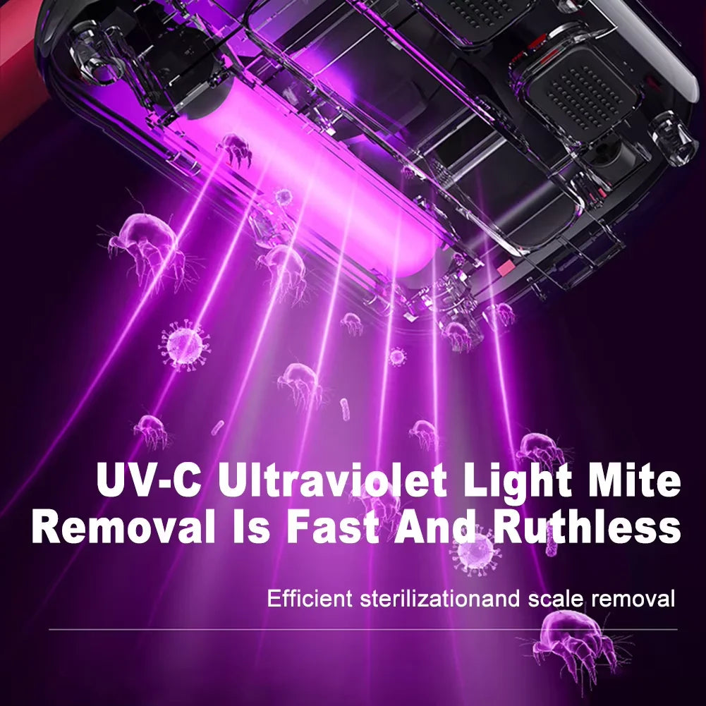 Wireless UV Mattress Vacuum Cleaner – Deep Cleaning Anti-Mite Remover