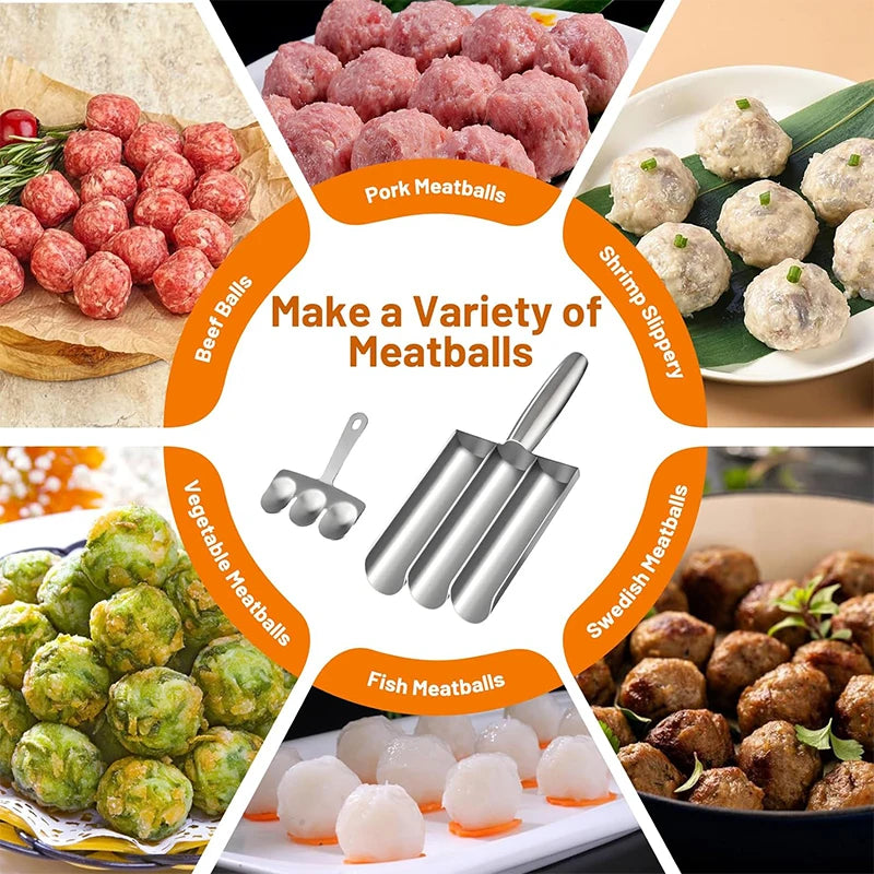 MeatMaster™ Stainless Steel Meatball Maker